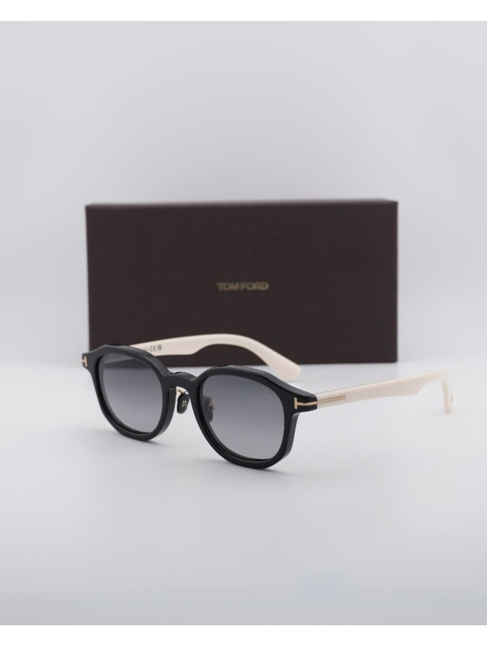 Tom Ford FT1149-D 01B Square Sunglasses - Black / Brown